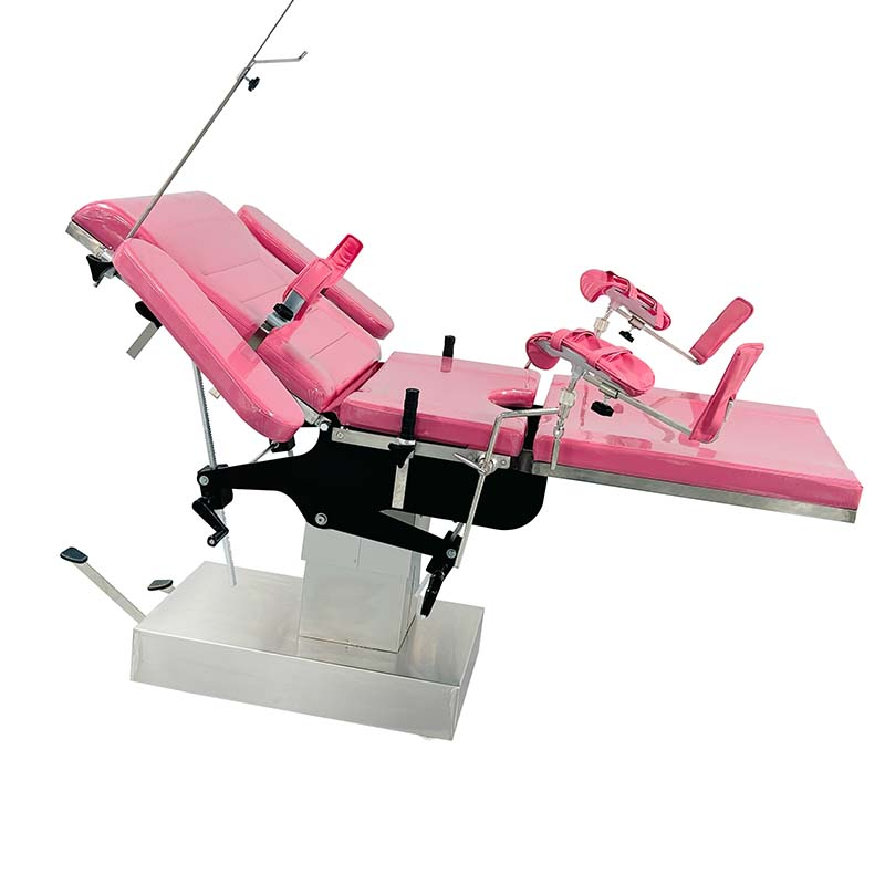 Gynaecological Examination Bed With Stirrups Manual Gynecological Chair