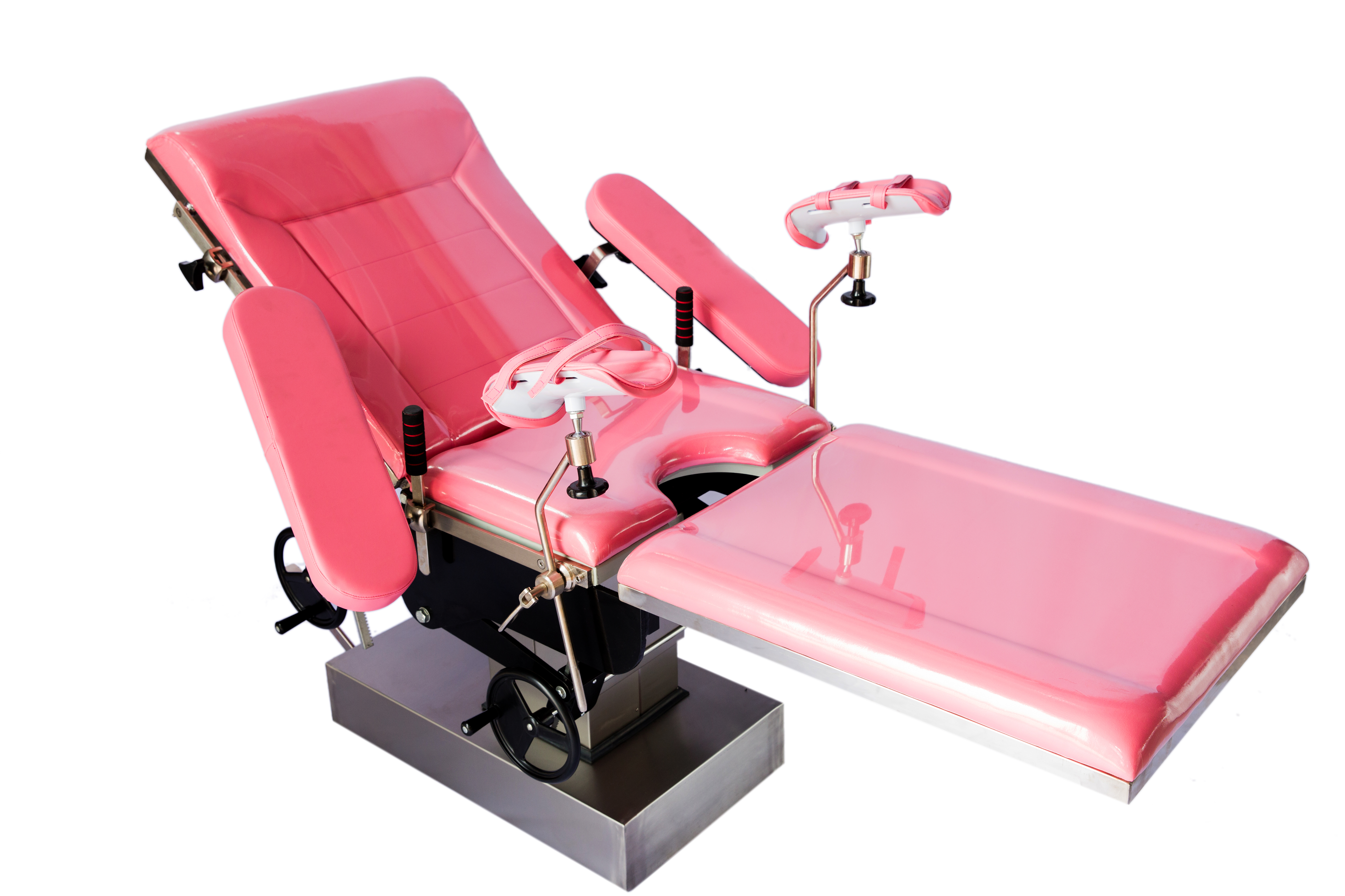 Hydraulic manual gynecological and obstetric table