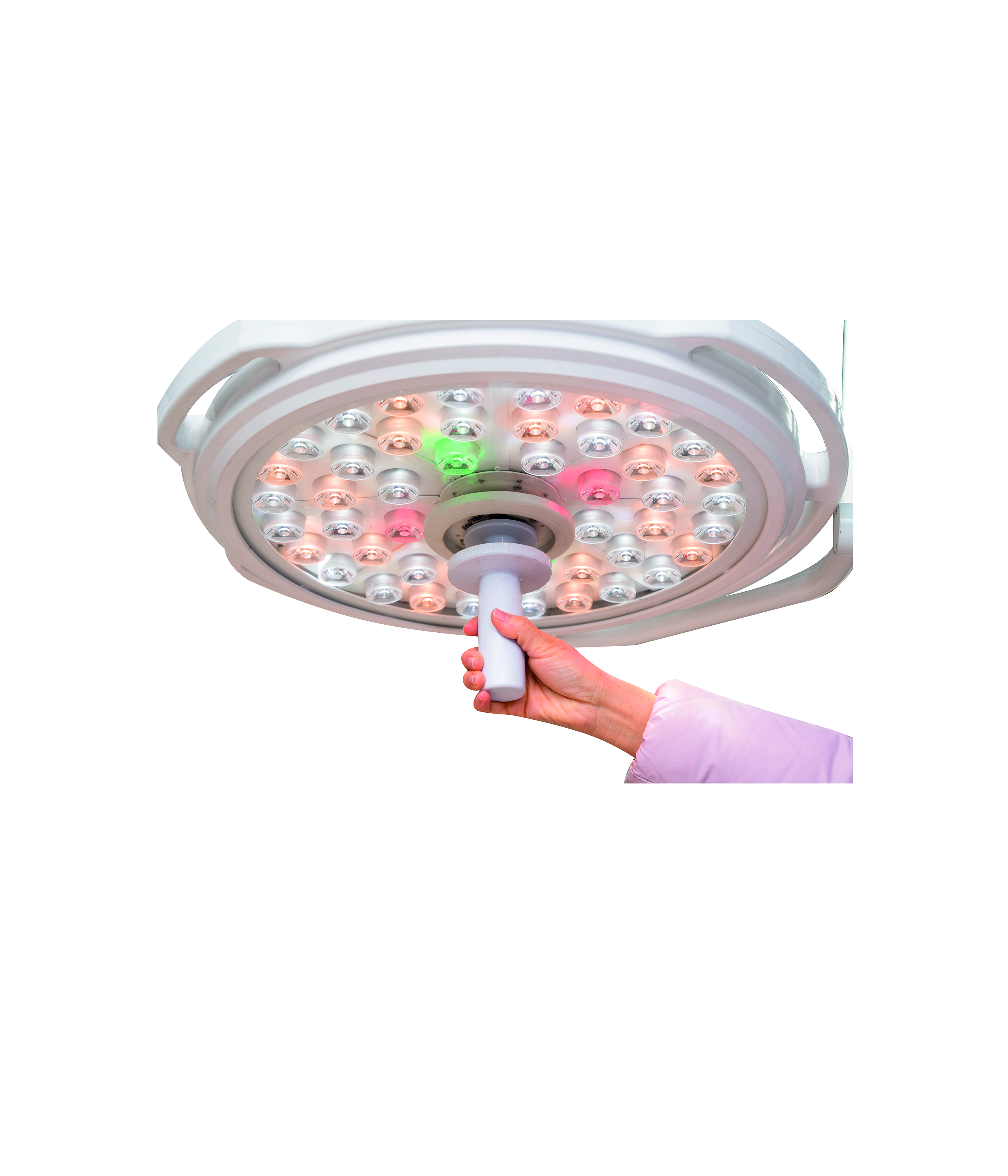 500mm Ceiling Mounted 1 Arm Led Operating Light Shadowless Operating Lamp With Touchable Panel