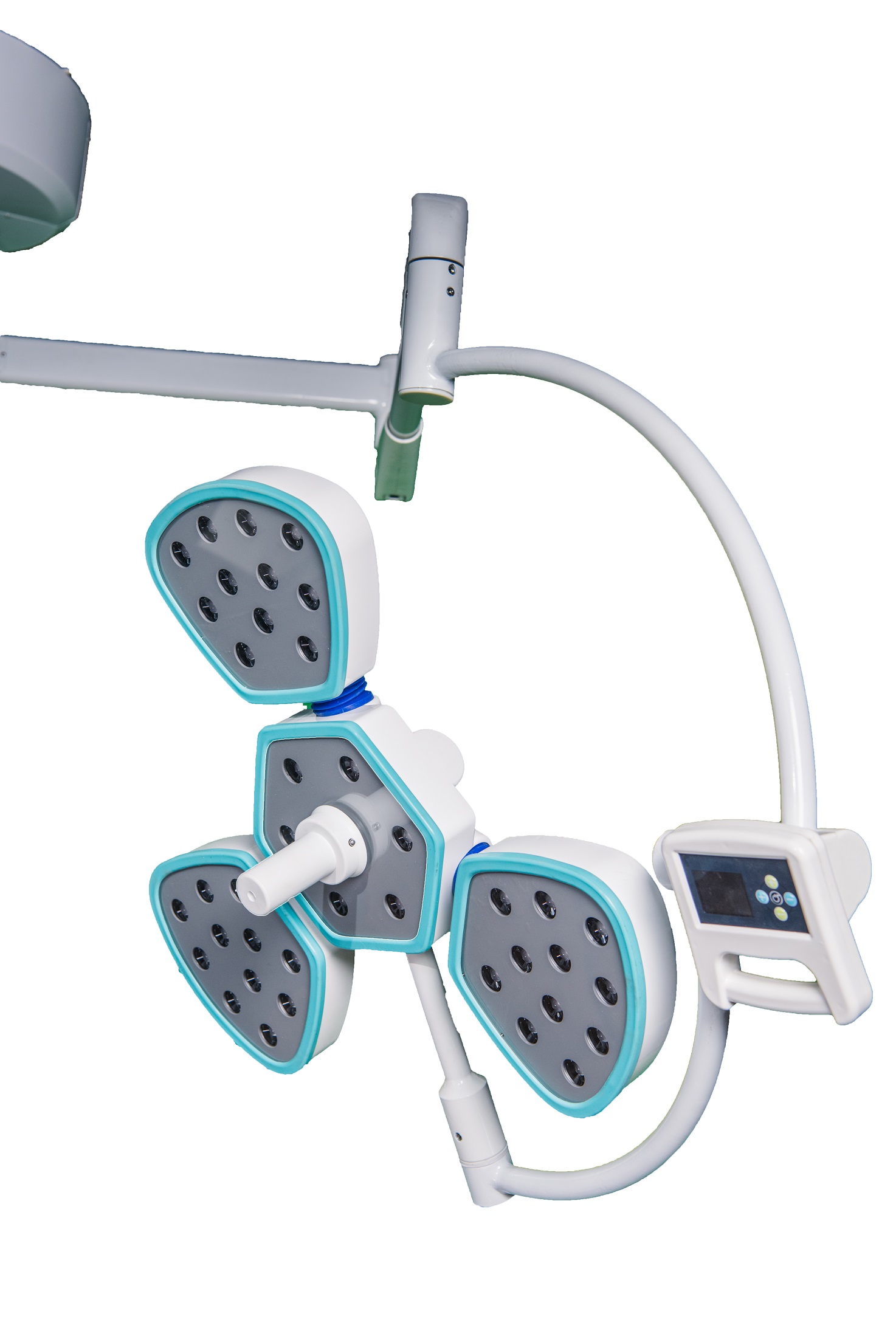 Ceiling Mounted 2 Arms Led Surgical Light For Operating Rooms Veterinary And Dental Surgeries