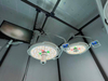 Ceiling Mounted 3 Arms Led Operating Lights With Camera And Monitor