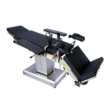 SXD8801 Electrical Operating Table Double Tables And Back Plate Up