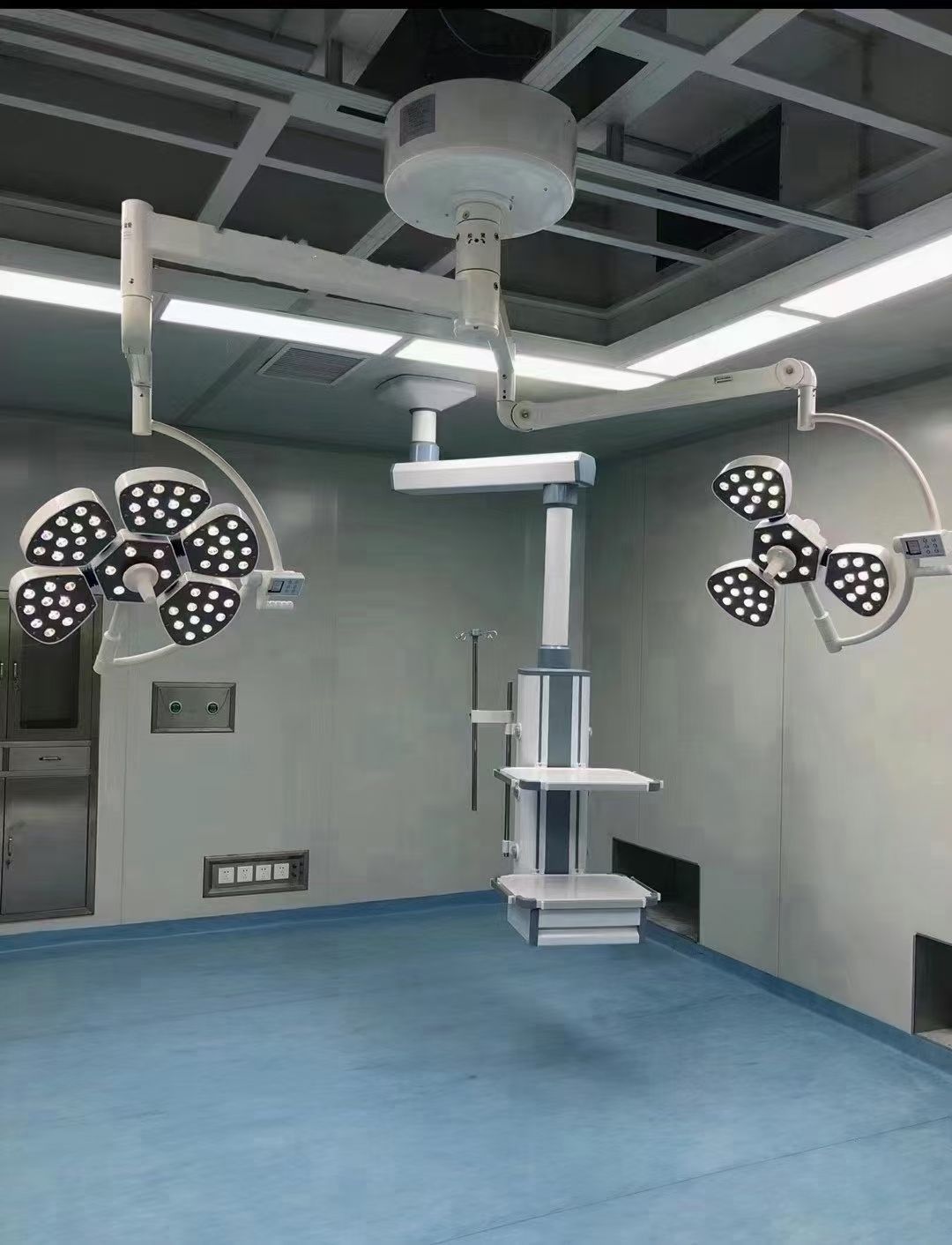 Double Domes Ceiling LED Operating Room Lamps Light Surgical Operation Lighting Ceiling