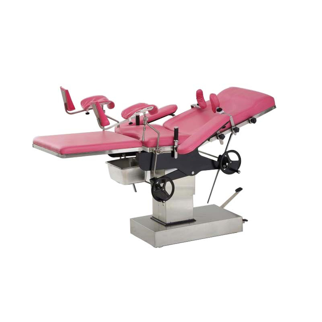 Multi Function Obstetric Delivery Beds Gynaecological Examination Bed With Stirrups