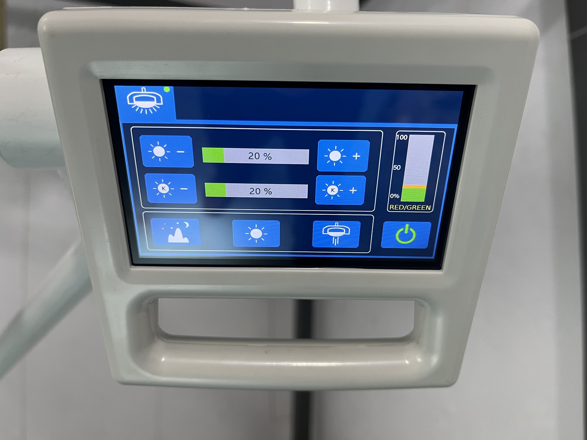 700mm Ceiling Mounted 1 Arm Led Operating Light Shadowless Operating Lamp With Touchable Panel